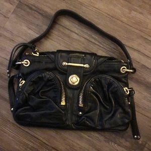 Botkier black leather clutch